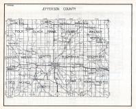 Jefferson County Map, Iowa State Atlas 1930c